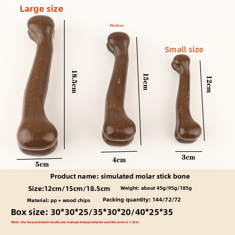 Dog Chewing Toy Bone Stick for Dental Health and Training