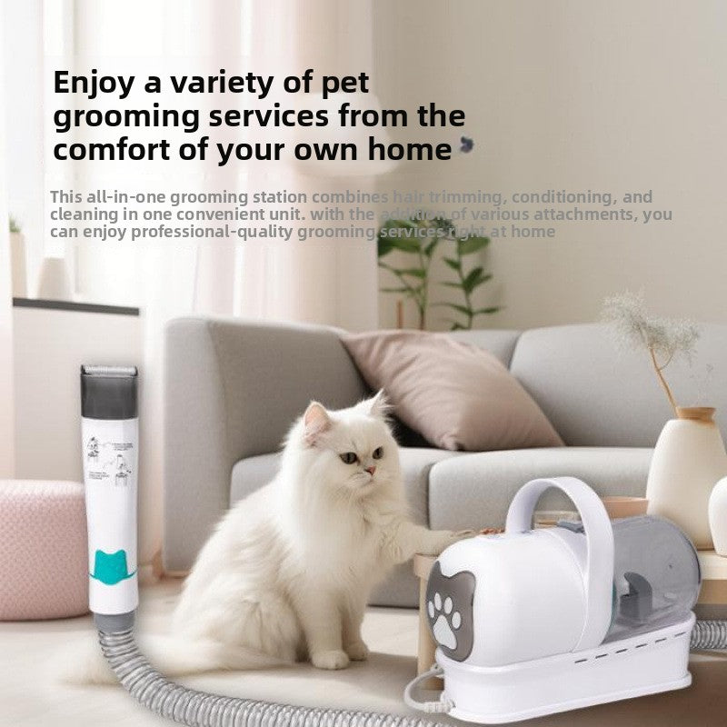 7-in-1 Multifunctional Pet Grooming Trimmer with Vacuum
