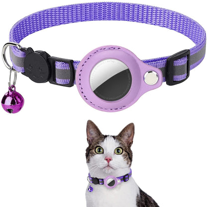 Adjustable Reflective Pet Collar for Airtag