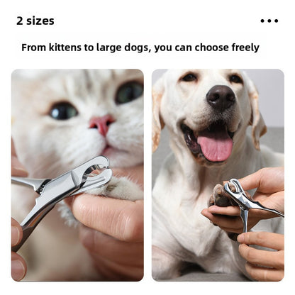 Stainless Steel Pet Nail Clippers for Dogs and Cats