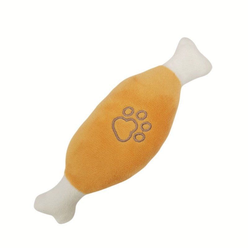Chew Resistant Squeaky Plush Pet Toy