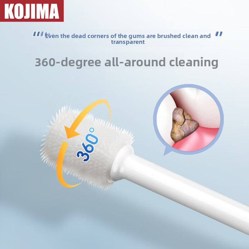 Pet Teeth Cleaning Kit with Toothbrush and Toothpaste