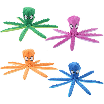Octopus Plush Squeaker Toy for Pets
