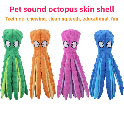 Octopus Plush Squeaker Toy for Pets