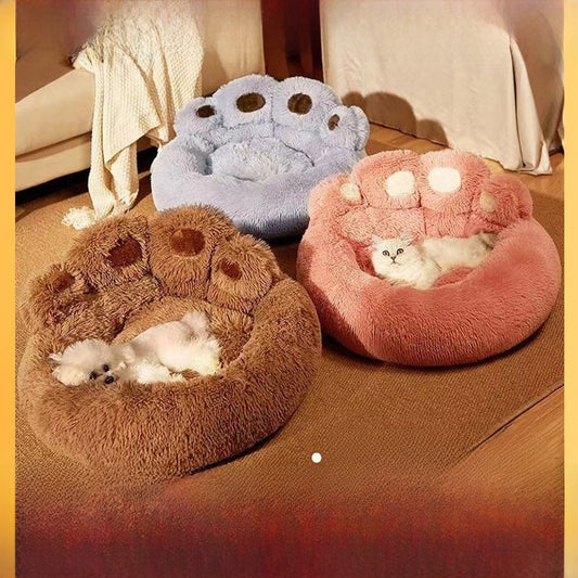 Soft Bear Paw Pet Bed Nest