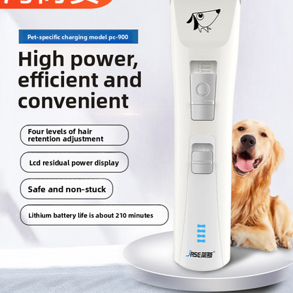 Dog Shaving Pet Electric Clipper Rechargeable Hair Pusher
