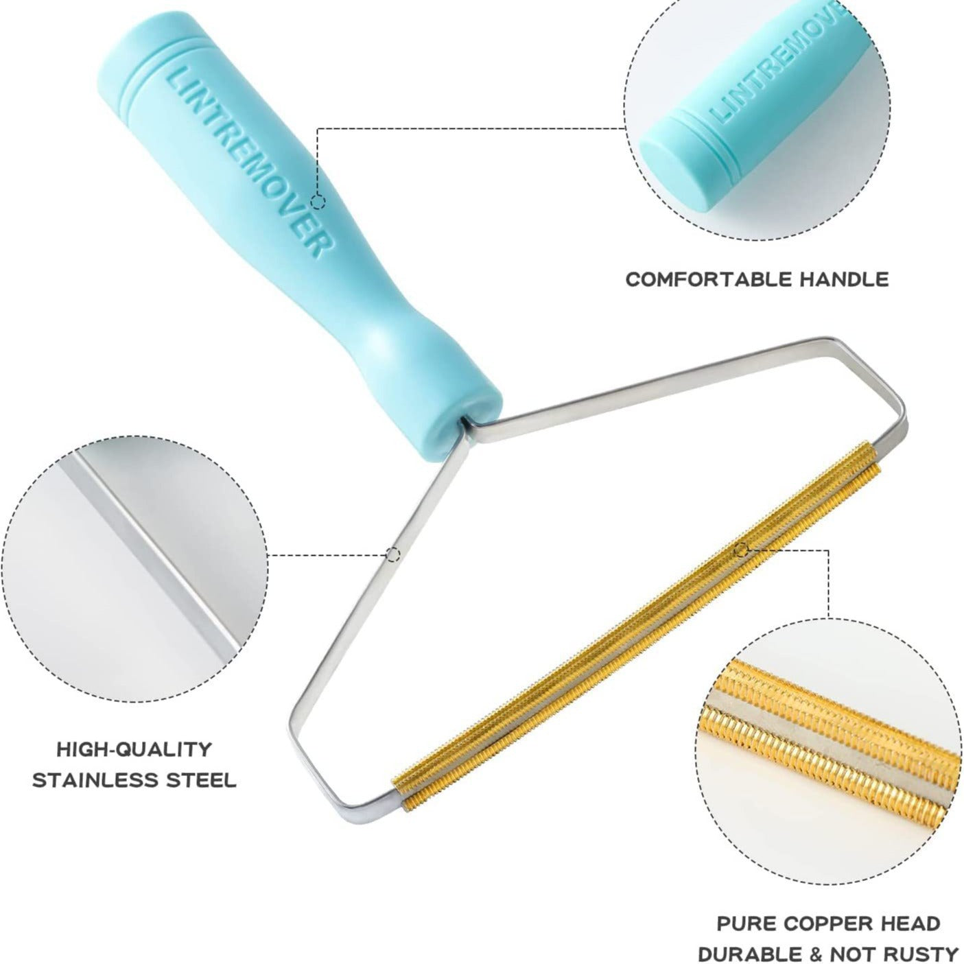Plastic Pet Hair Removal Tool