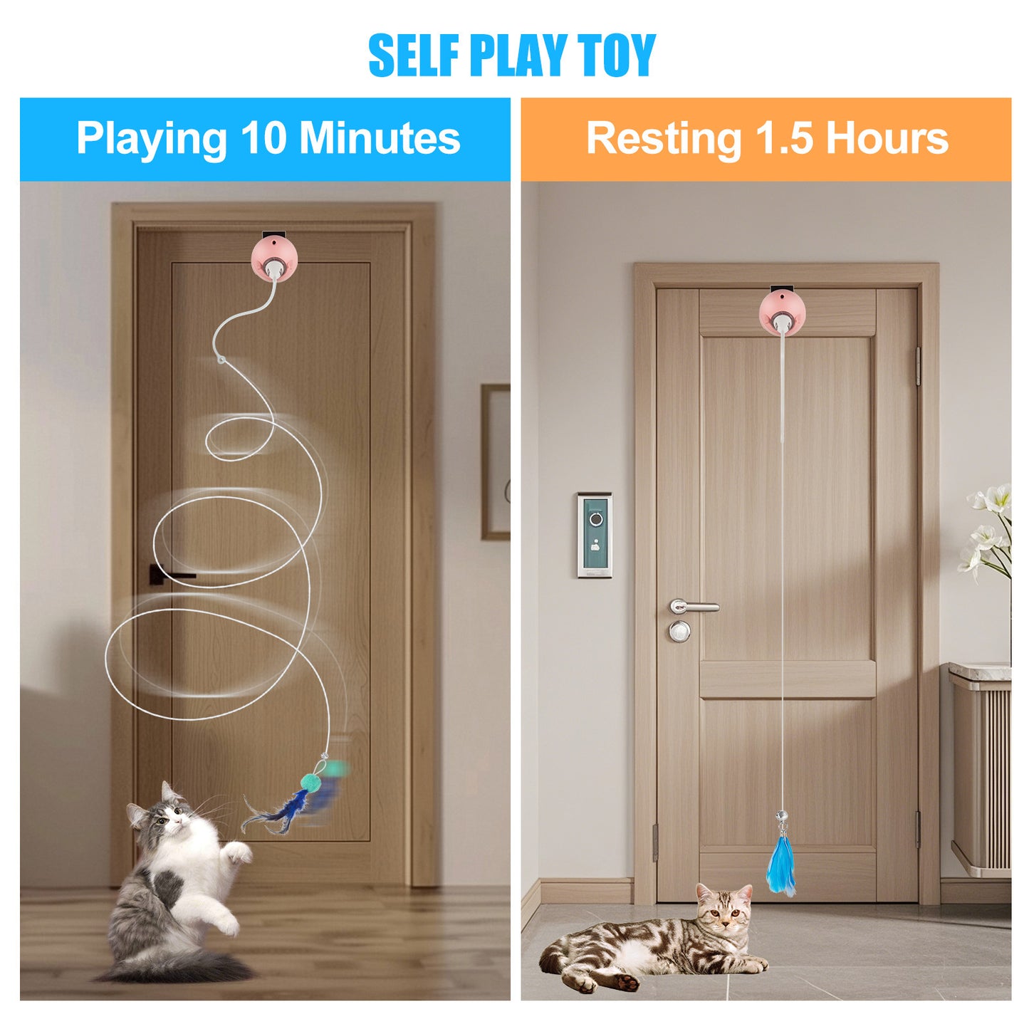Automatic Hanging Cat Teaser Toy
