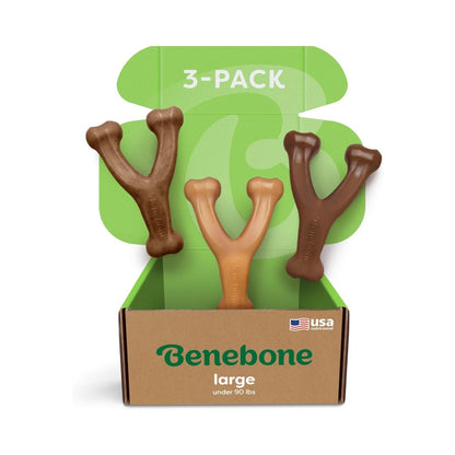 Benebone Nylon Bacon Flavor Dog Chew Bone Toy