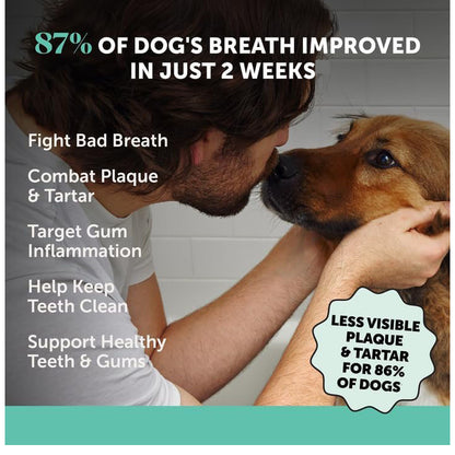 Dog Teeth Cleaning Oral Freshness Powder with Natural Herbs