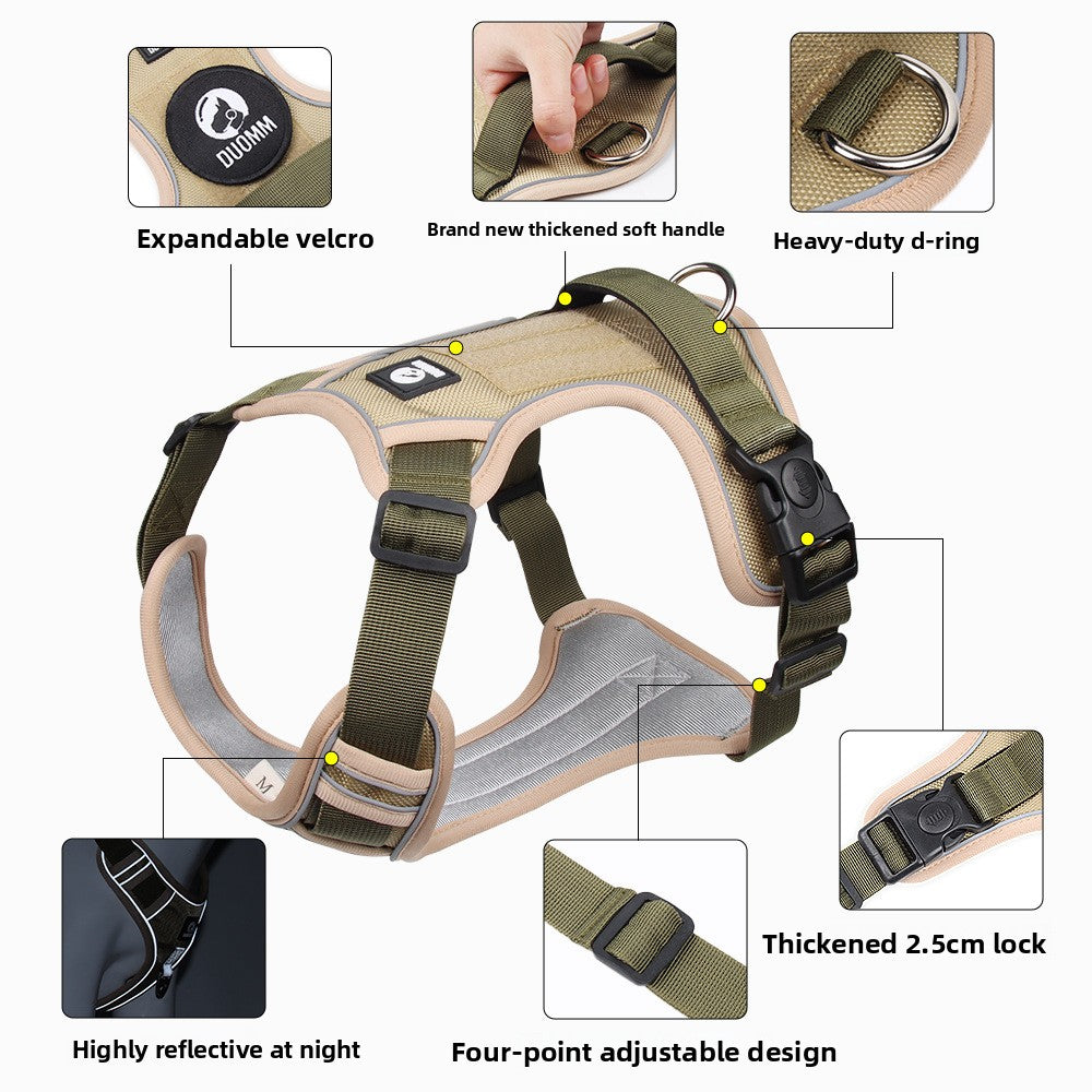 Adjustable Reflective Dog Harness