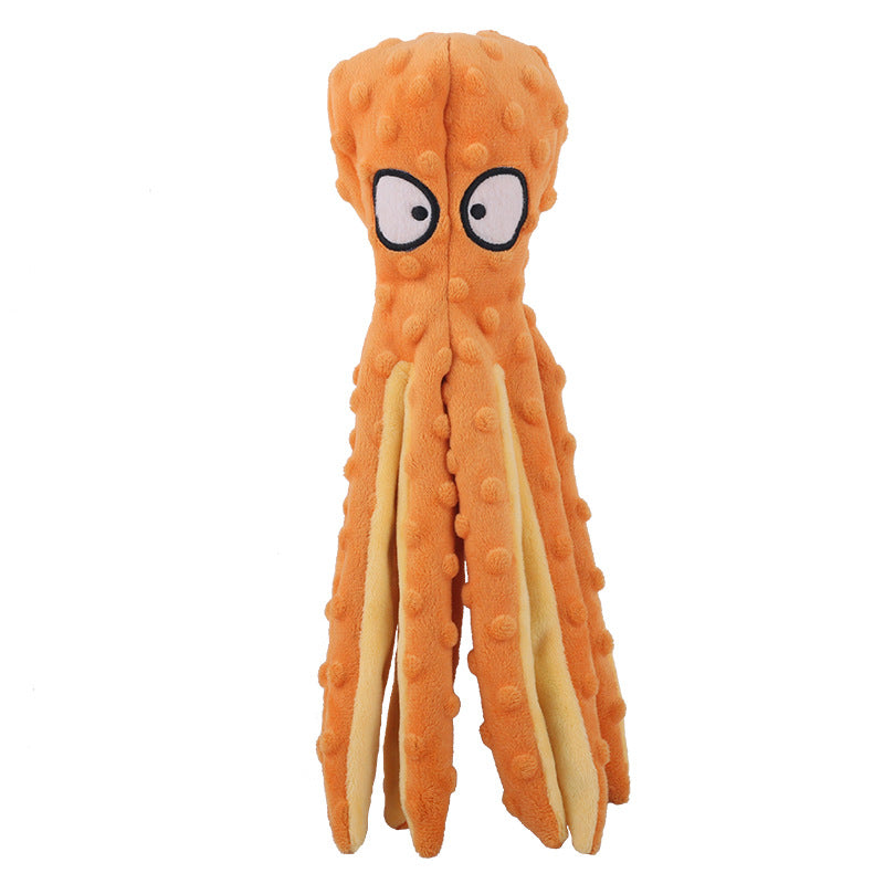 Octopus Plush Squeaker Toy for Pets