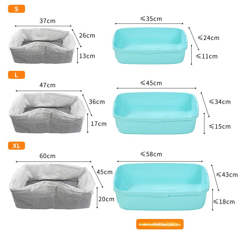 Disposable Cat Litter Mesh Filter Bags