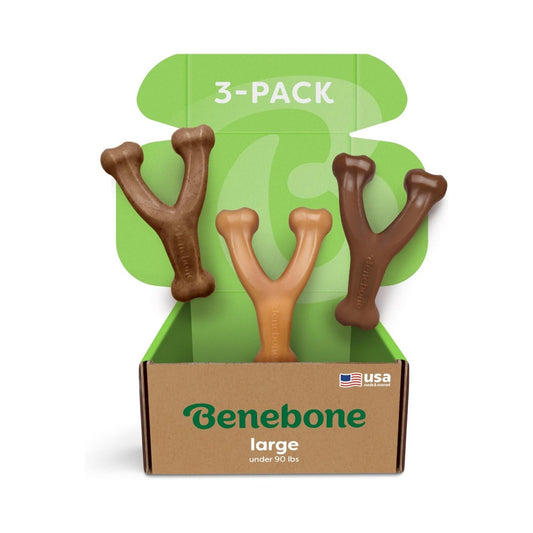 Benebone Nylon Bacon Flavor Dog Chew Bone Toy
