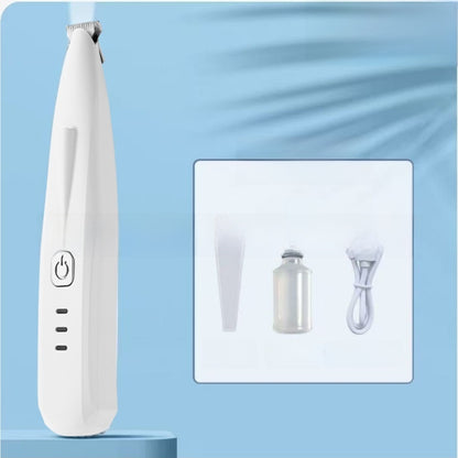 Rechargeable Pet Grooming Trimmer with LED Light