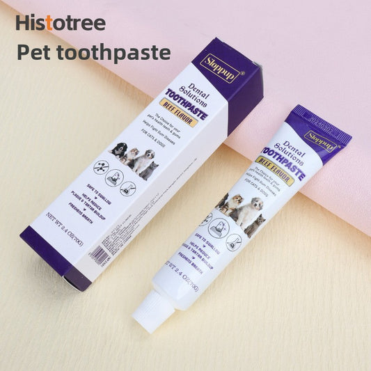 Beef Flavor Pet Toothpaste for Cats and Dogs