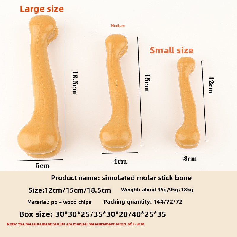 Dog Chewing Toy Bone Stick for Dental Health and Training