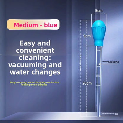 Fish tank squeegee water changer