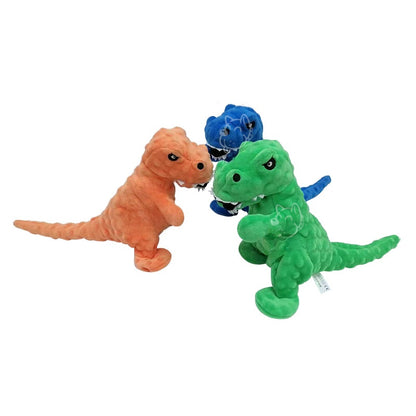Dinosaur Squeaky Plush Chew Toy for Pets