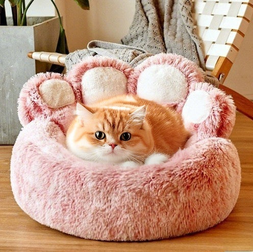Soft Bear Paw Pet Bed Nest