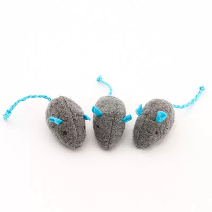 Plush Catnip Mouse Chew Toys