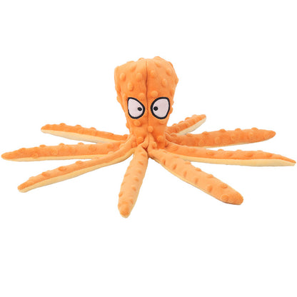 Octopus Plush Squeaker Toy for Pets