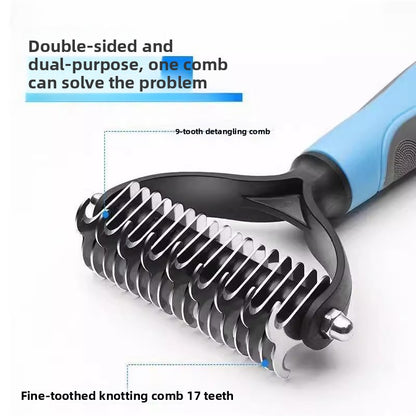 Dual-Sided Pet Comb