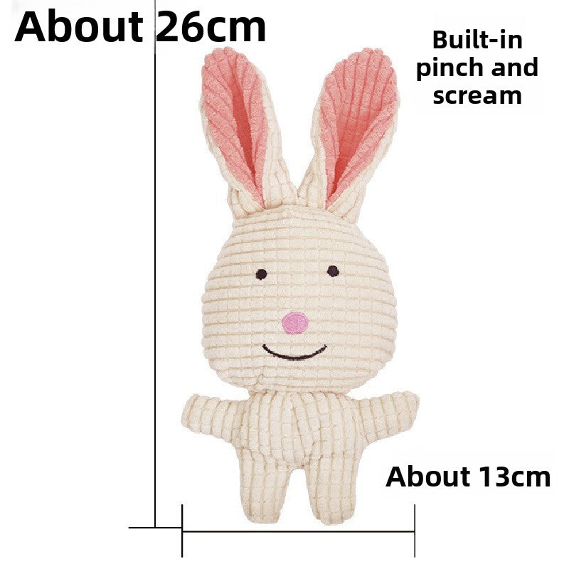 Chew Resistant Squeaky Plush Pet Toy