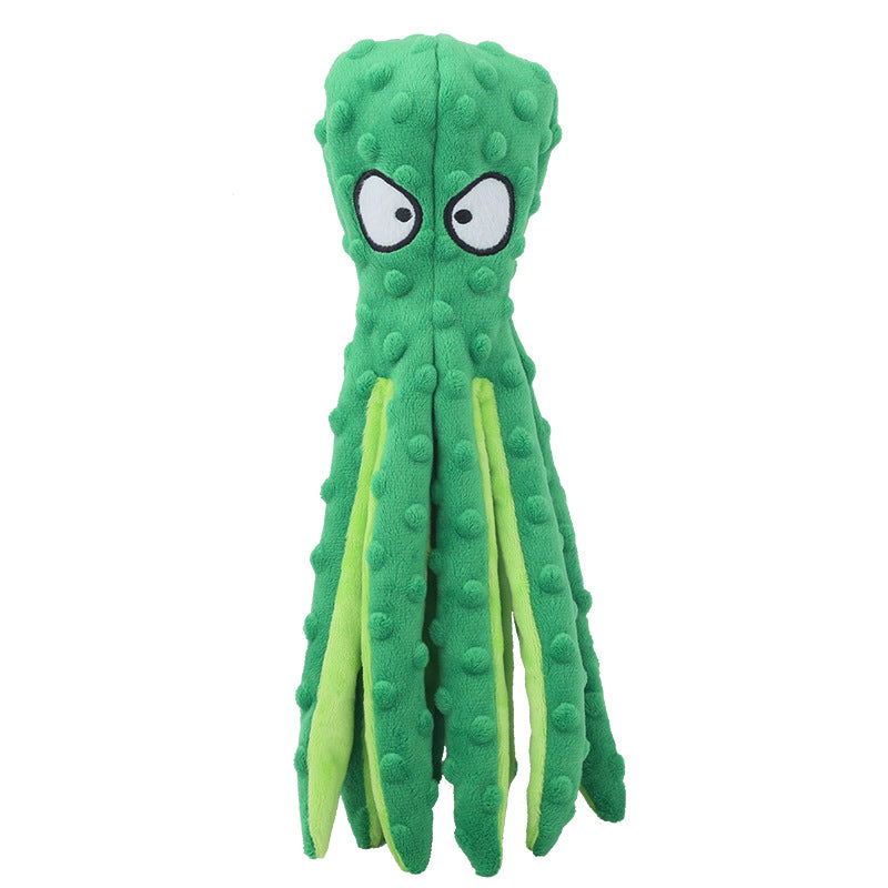 Octopus Plush Squeaker Toy for Pets
