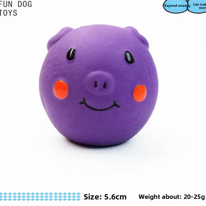 Latex Dog Chew Toy with Squeaker