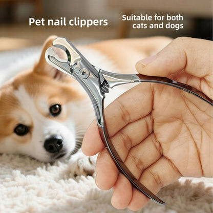 Stainless Steel Pet Nail Clippers for Dogs and Cats
