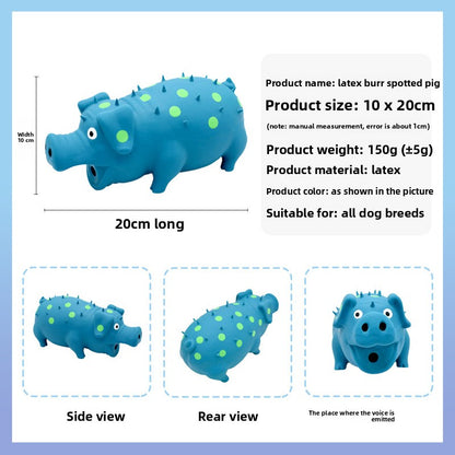 Latex Squeaking Dog Chew Toy with Sound
