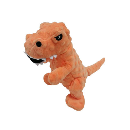 Dinosaur Squeaky Plush Chew Toy for Pets