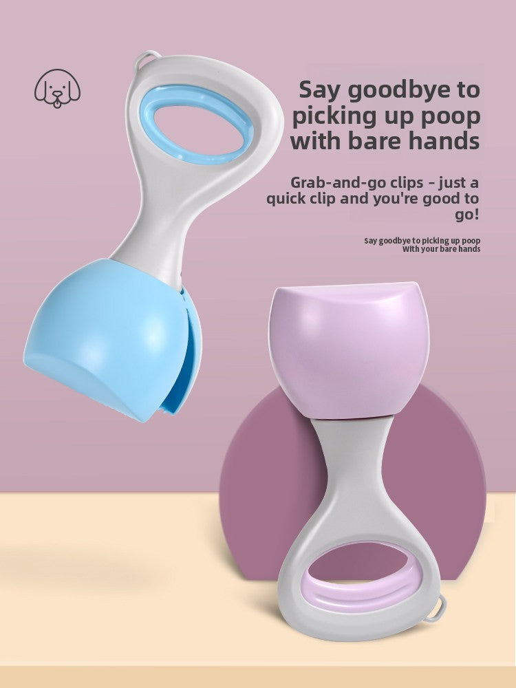 Foldable Dog Poop Scooper with Waste Bags