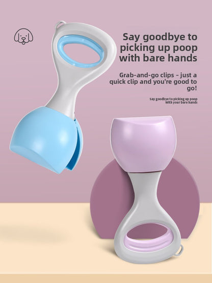 Foldable Dog Poop Scooper with Waste Bags