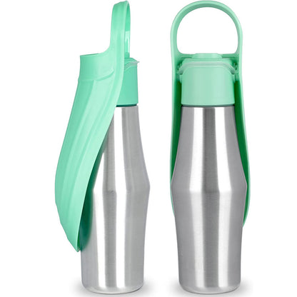 Portable Pet Water Bottle for Outdoor Use
