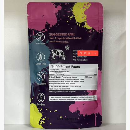 Cross-border beef offal nutritional supplement