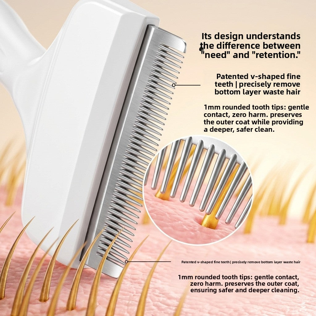 Long Hair Pet Grooming Comb for Cats and Dogs