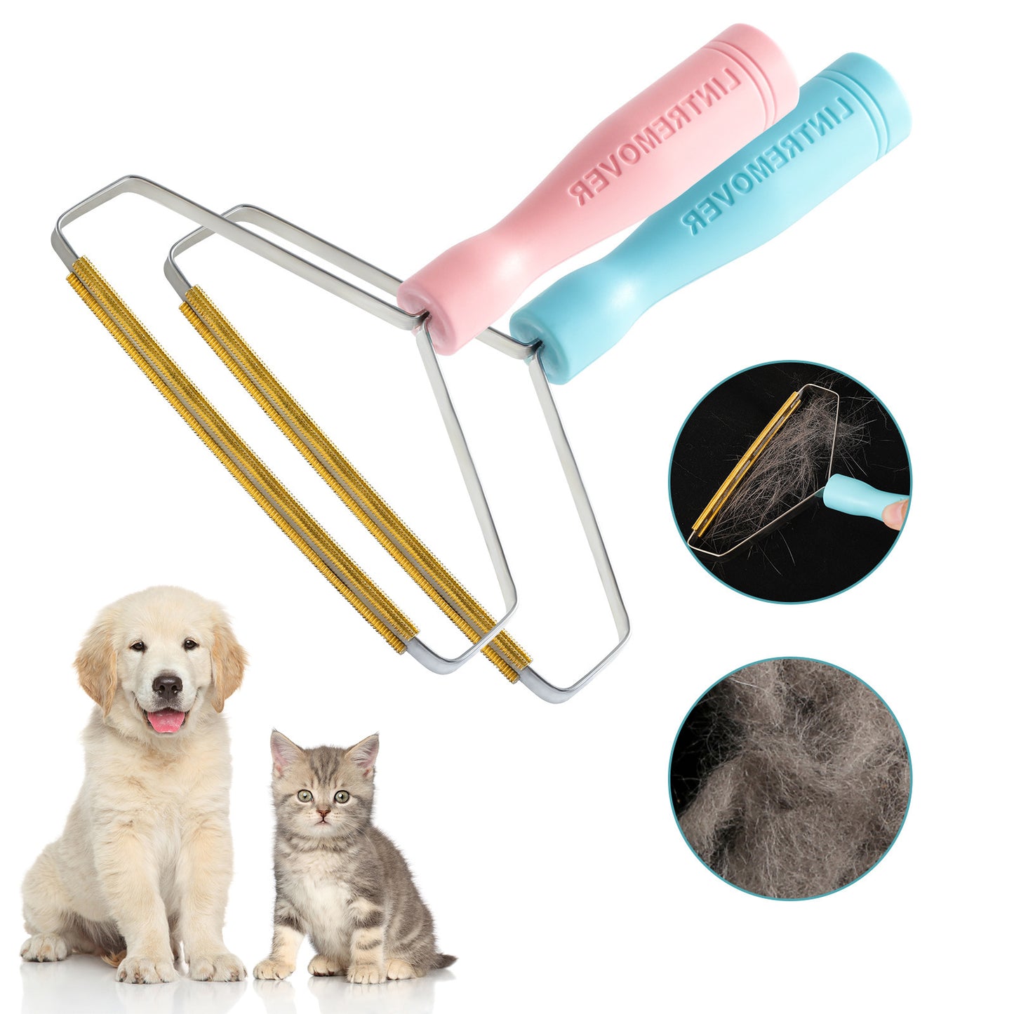 Plastic Pet Hair Removal Tool
