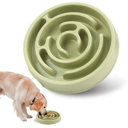 Slow Feeder Dog Bowl with Neck Guard