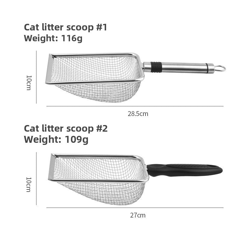 Stainless Steel Cat Litter Shovel