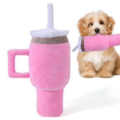 Squeaky Plush Dog Chew Toy