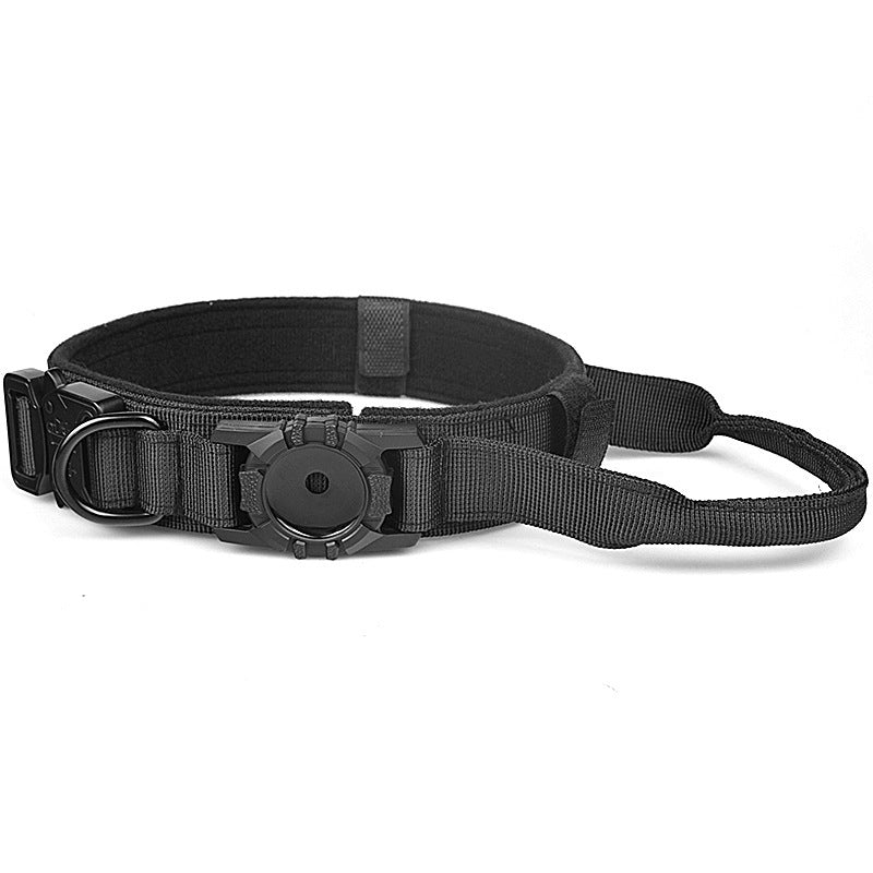 Adjustable Nylon Pet Collar with Airtag Holder