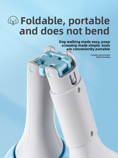 Foldable Dog Poop Scooper with Waste Bags